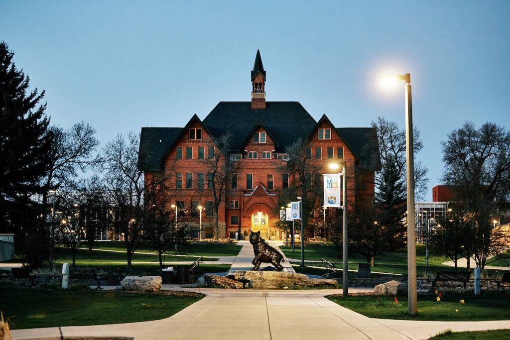 Picturesque College Campus. Montana State University
