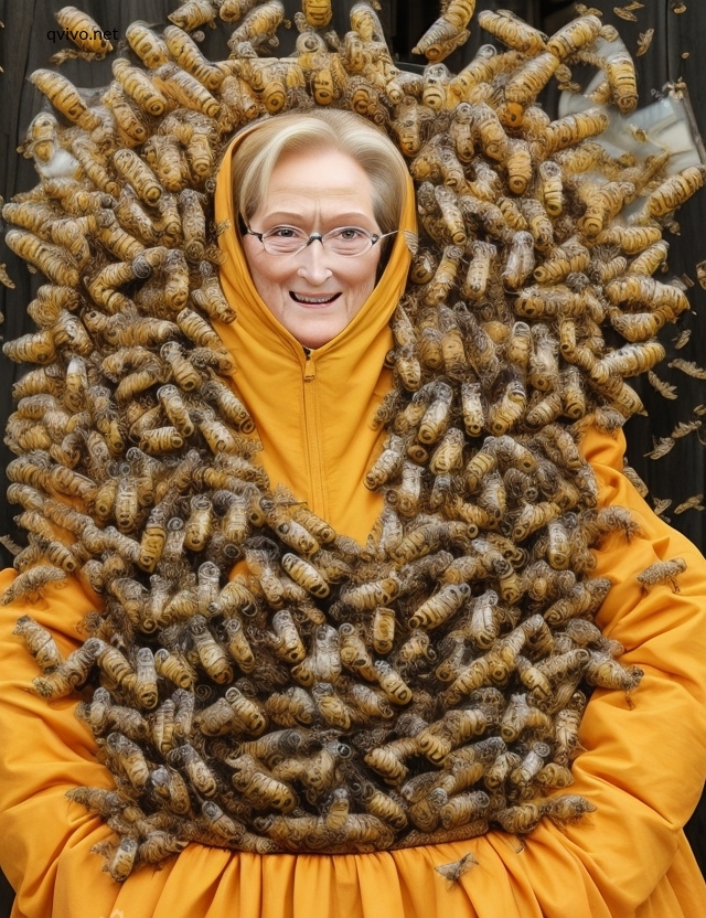 Meryl Streep as a beekeeper